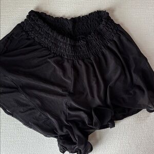 Danz N Motion Flutter Ruffle ladies dance shorts-small